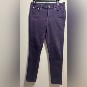 Vintage Ralph Lauren Deep Purple Jeans - No size tag pls see approx measurements